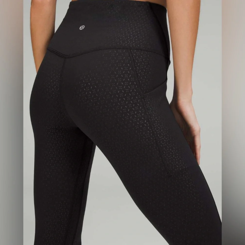 Lululemon Align High-Rise Pant with Pockets Gradiate Geo Emboss Black - Picture 1 of 10